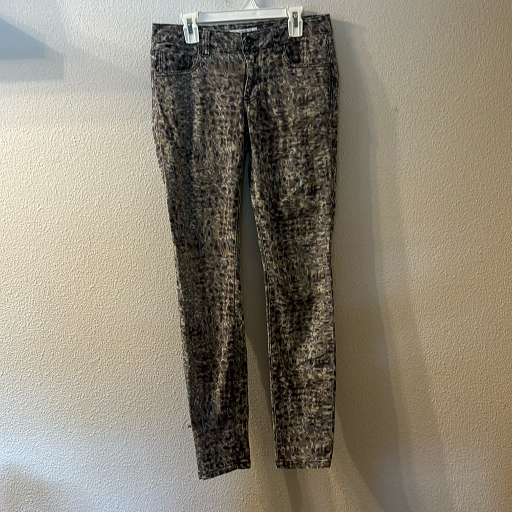 Cabi spotted skinny jeans size 2